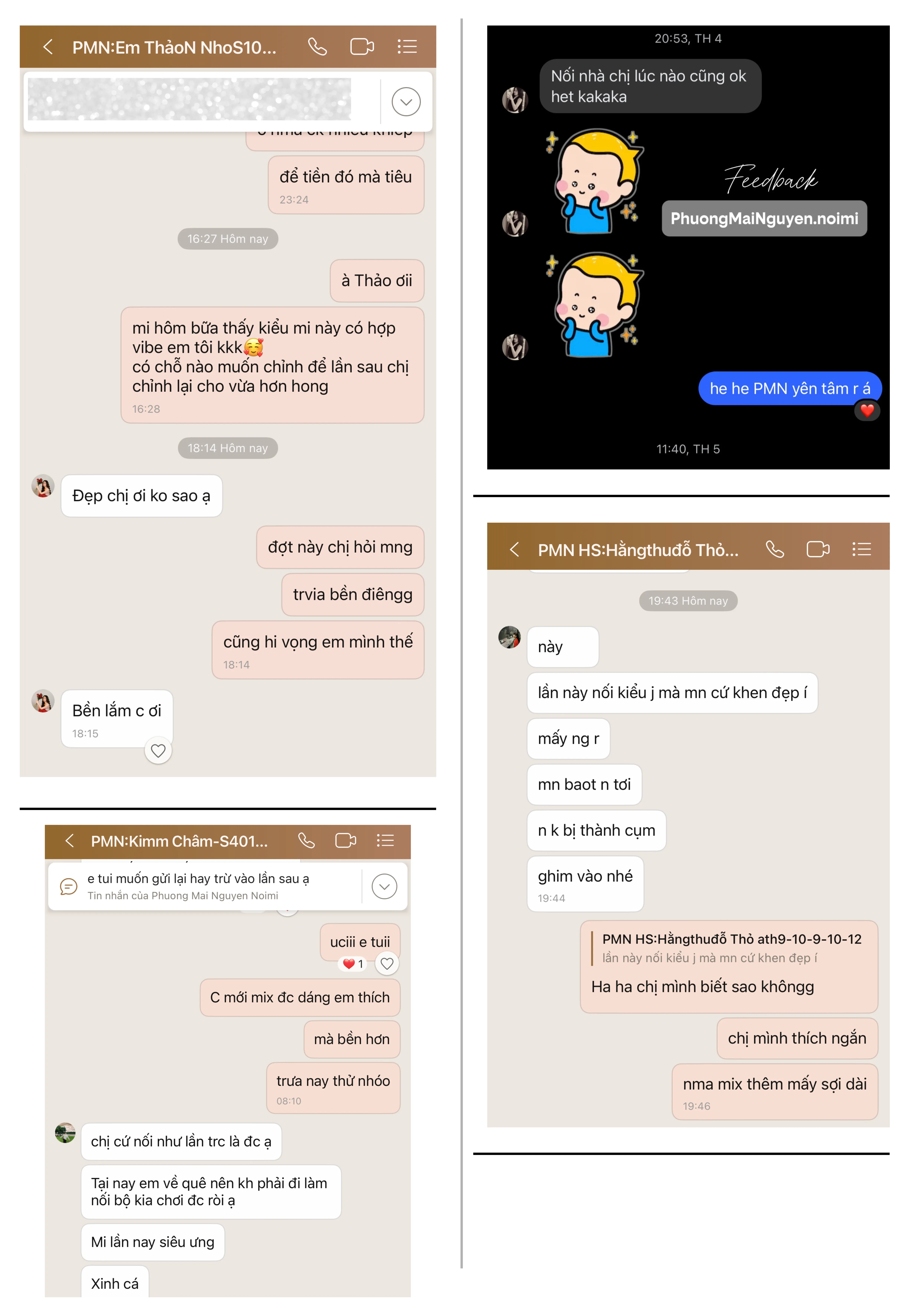 Review khách hàng PMN